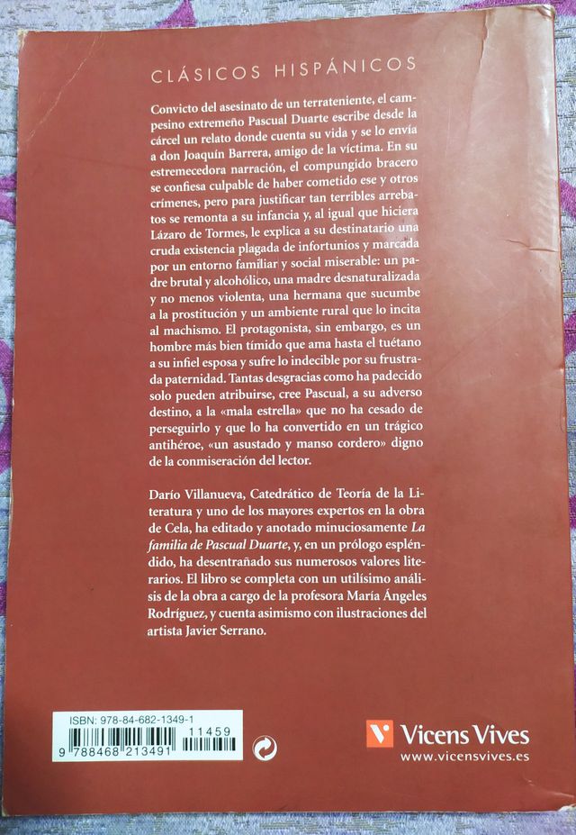 La famiglia Pascual Duarte Vicens Vives