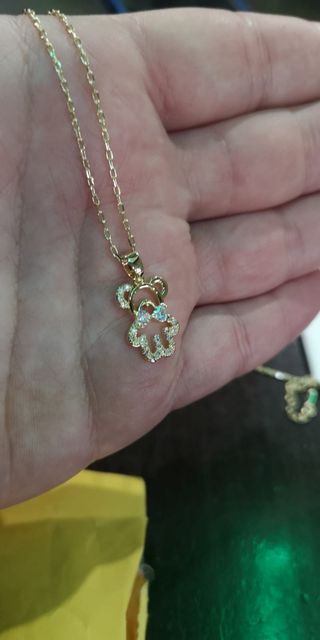 Gargantilla osito circonitas