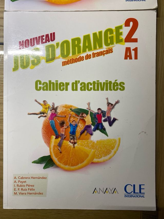 Libro frances Jus d'orange nivel 2 A1