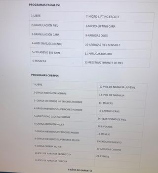 Maquina o equipo de Radiofrecuencia oferta flash.