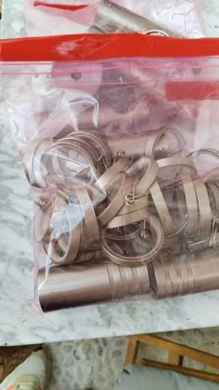 Cortinas loneta cruda forrada