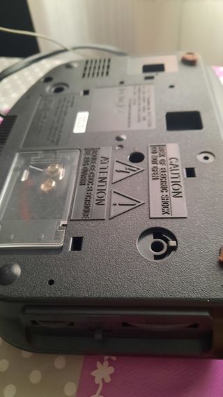 Radio/despertador SONY