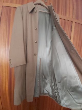 Abrigo pura lana virgen camel. 52