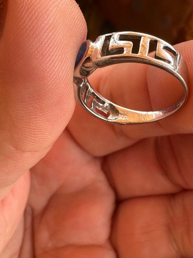 Anillo de plata de ley 925