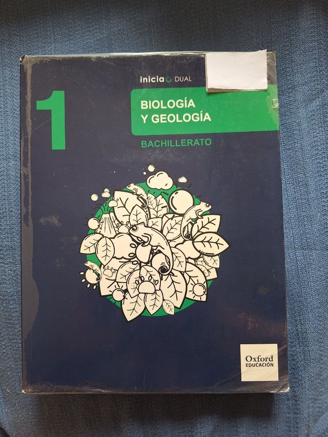 Libro biología y geología 1 bach 9788467371857