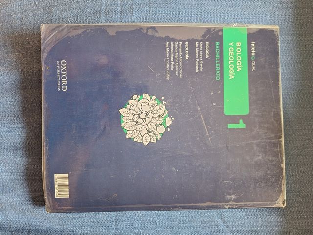 Libro biología y geología 1 bach 9788467371857