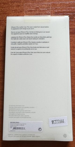 Funda Apple original iPhone 6S plus + Protector