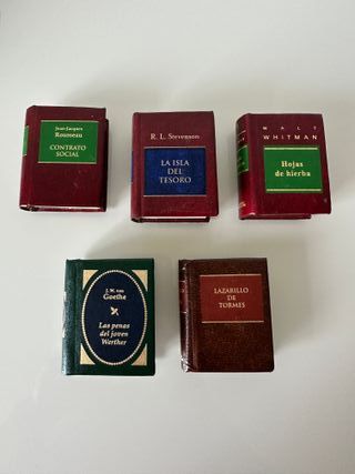 Lote 17 libros miniatura literatura clásica