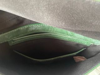 Bolso hombro o mano verde. Zara. 