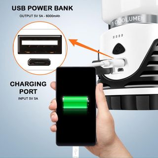 Legazpi Luz de camping recargable, luz de camping