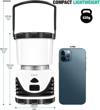 Legazpi Luz de camping recargable, luz de camping