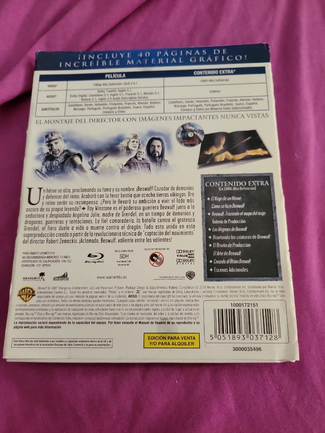 Beowulf blu-ray + libro