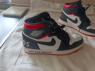 Scarpe da ginnastica Jordan 1 retrò high dog «Not for sale»