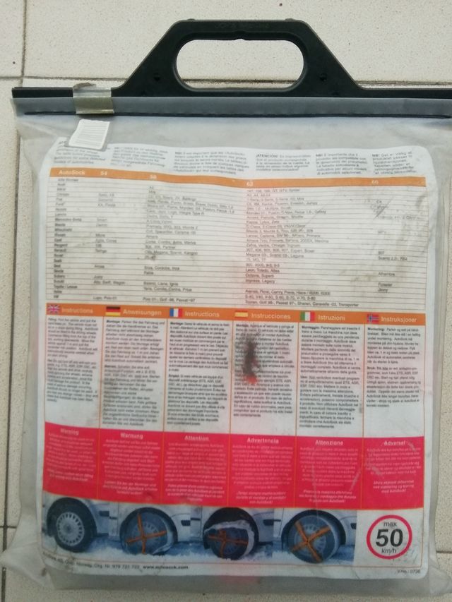 Cadenas textiles AutoSock