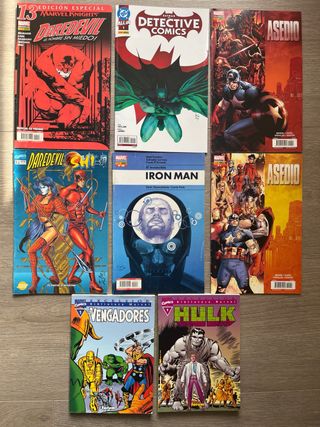 lote Batman, Ironman ,Vengadores, Daradevil,Asedio