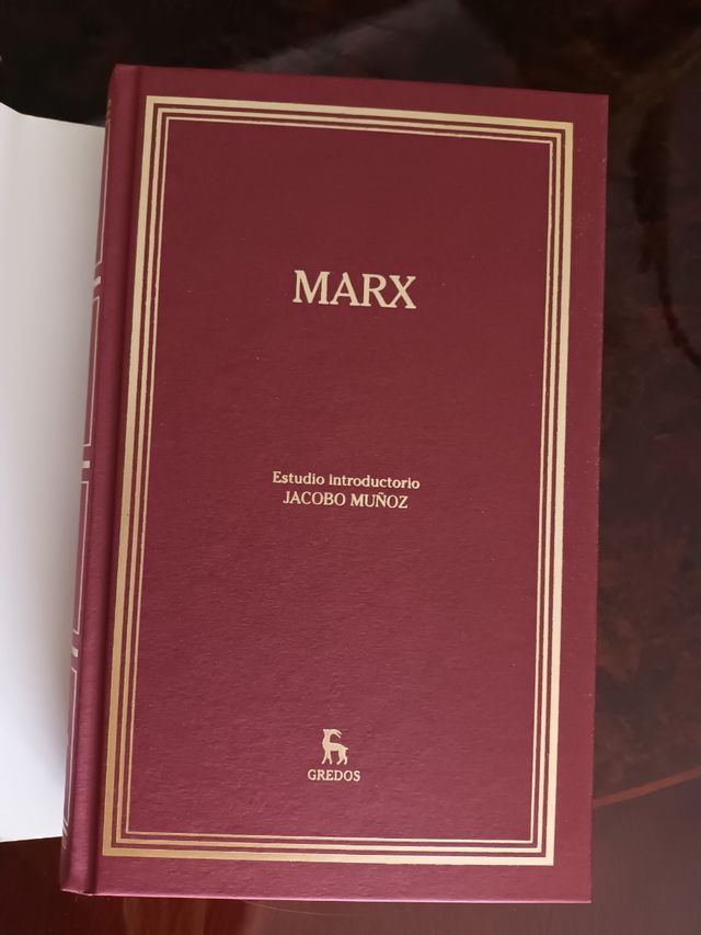 Marx. Editorial Gredos
