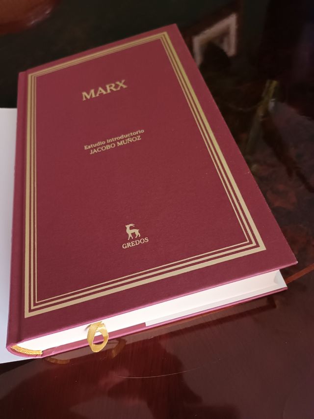 Marx. Editorial Gredos