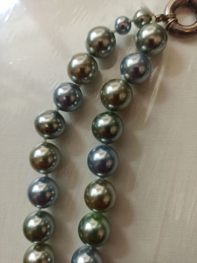 Collar de cristal y plata