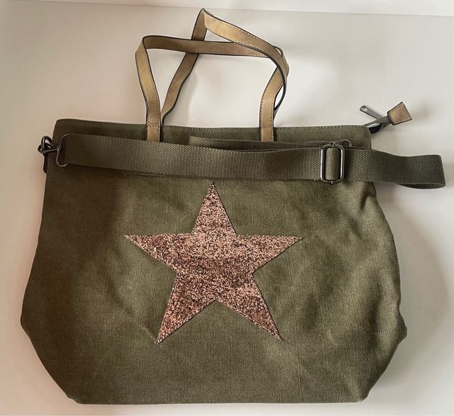 Bolso Lona verde