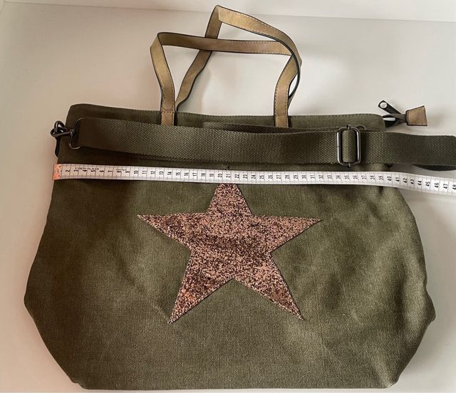 Bolso Lona verde