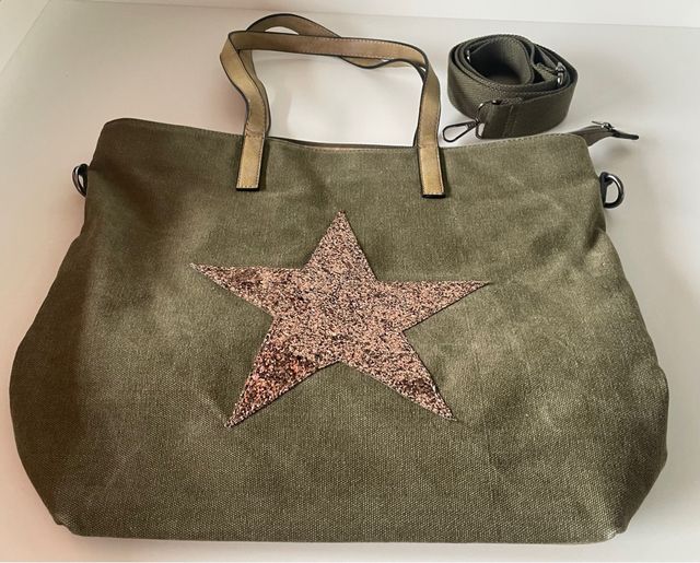 Bolso Lona verde