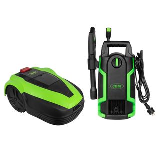 ROBOT CORTACÉSPED + HYDROLIMPIADORA JBM