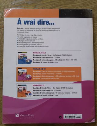 A vrai dire A2 B1 Méthode de Français