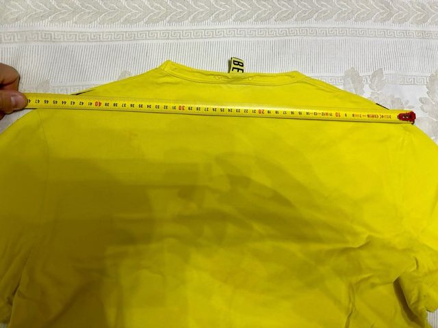 T-shirt gialla Bikkembergs