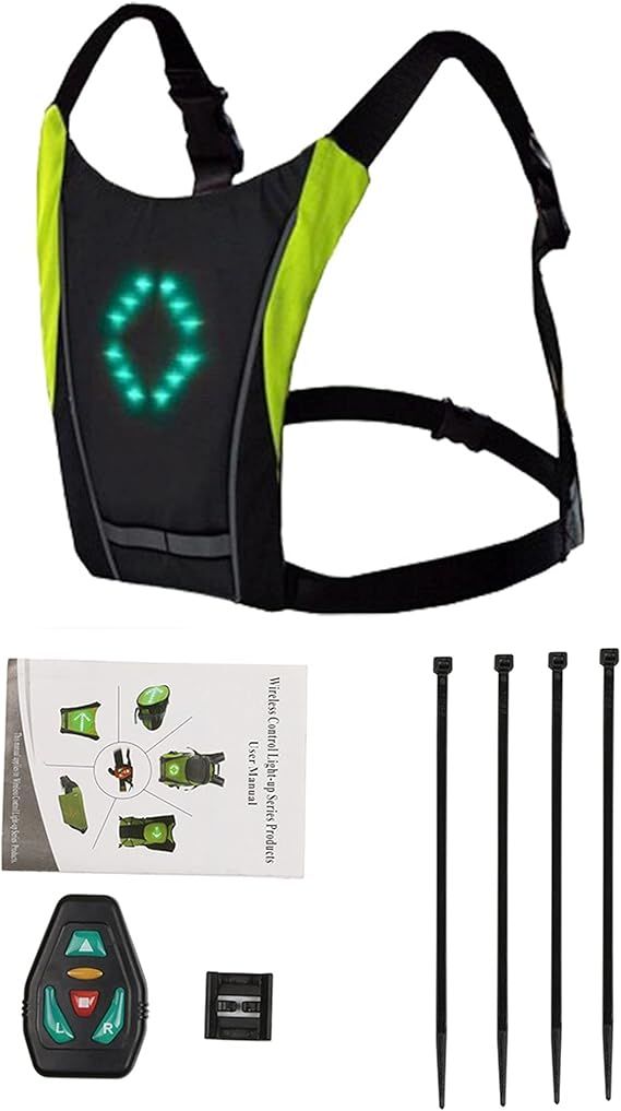 CHALECO REFLECTANTE CON INDICADOR DIRECCION