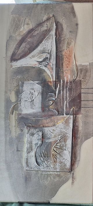 Triptico de cuadros abstractos .arte mod