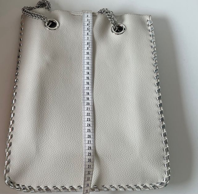 Bolso Blanco Roto Zara
