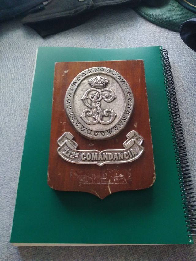 Metopa Guardia Civil 112 Madrid.