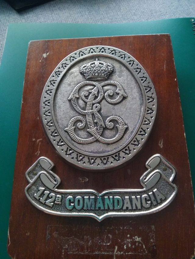 Metopa Guardia Civil 112 Madrid.