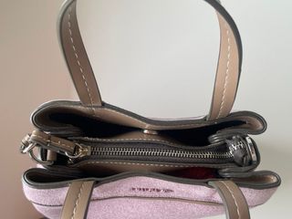 Bolso fieltro rosa Parfois