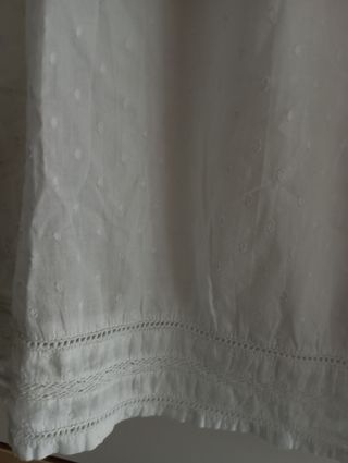 Blusa blanca niña Brotes