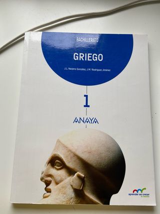 Libro de bachiller de griego Anaya