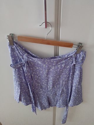 Falda pantalón de zara 