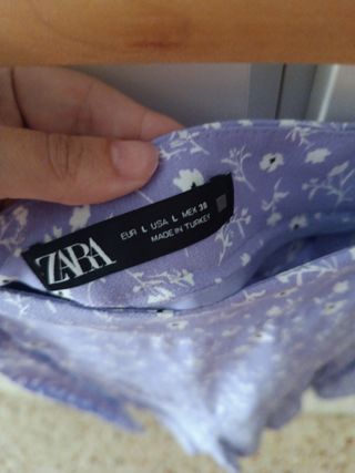 Falda pantalón de zara 