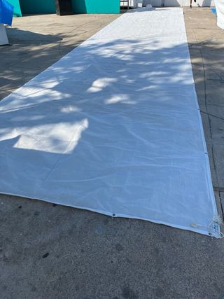 LONA O TOLDO BLANCO 2,90 x 13 mts