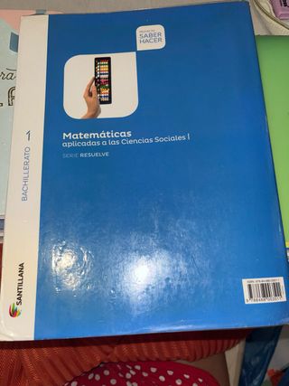 Libro santillana de matematicas 1 de bachillerato