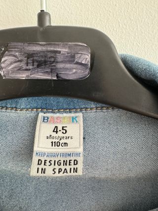 Chaqueta vaquera niño