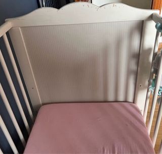 Cuna blanca de Ikea 60x120