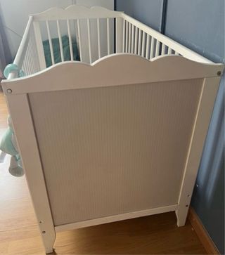 Cuna blanca de Ikea 60x120