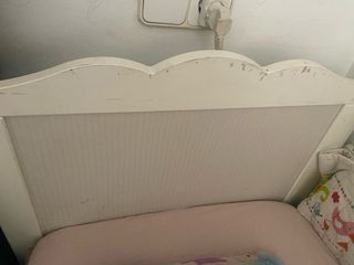 Cuna blanca de Ikea 60x120