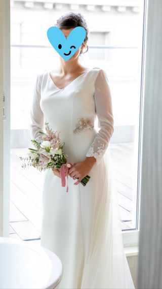 Vestido novia silvia fernandez