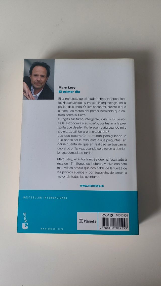 Libro El primer día de Marc Levi