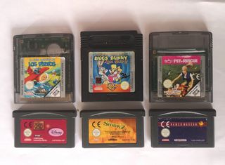 Gameboy advance + color 6 juegos