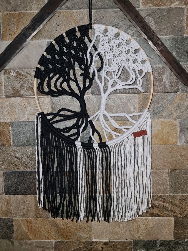 Árbol de la vida macramé