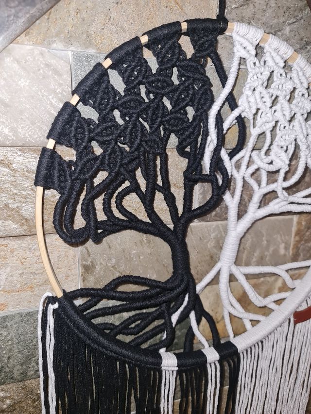 Árbol de la vida macramé