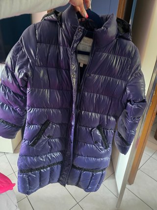 Giacca viola lunga